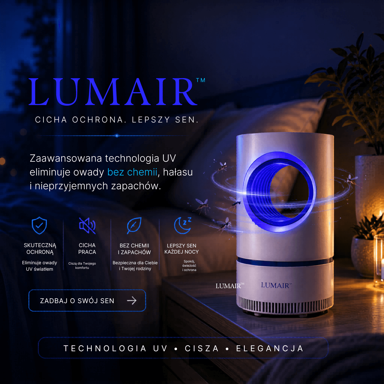 LUMAIR™ - Nowoczesny System Ochrony Przed Owadami